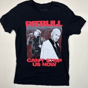 Pitbull Can't Stop Us Now Summer Tour 2022 T-Shirt Black Size M Timeless Concert